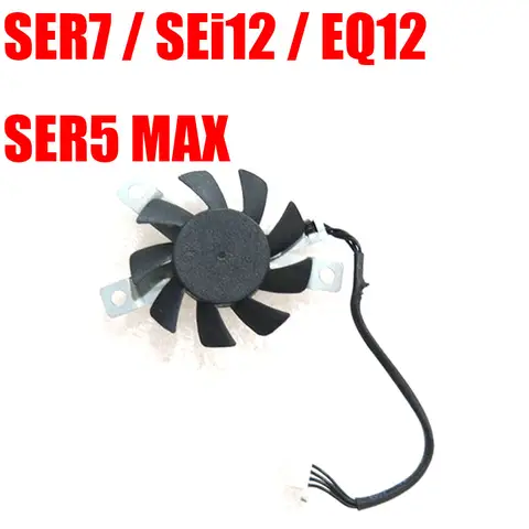 Mini PC Chassis Fan For Beelink SER7 SER7-E / SEI12 SEi12-A / EQ12 EQ12-A / SER5 MAX DC5V 0.4A New