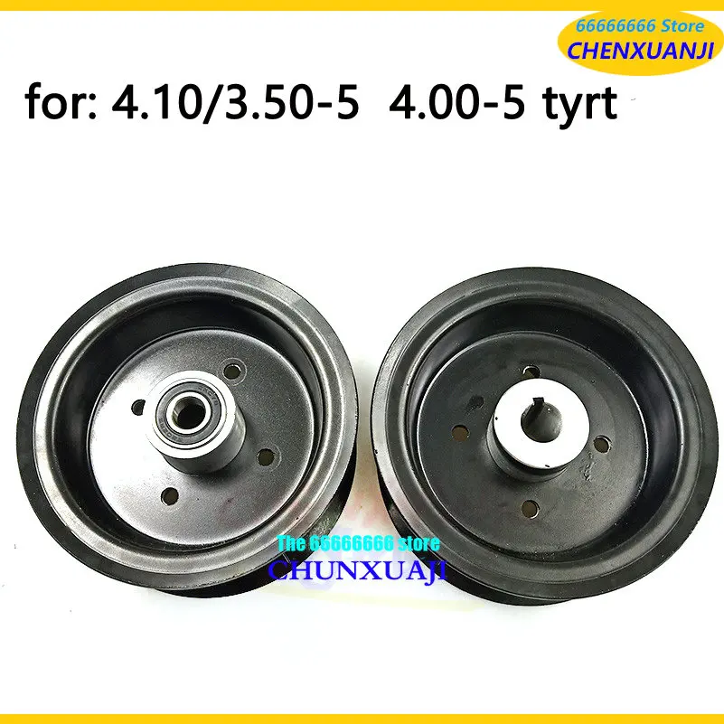 5 Inch Keyway Rims Alloy Bearing Wheel Hub for 4.10/3.50-5 Tyre 4.00-5 Tire for ATV Quad Go Kart Mini Beach Car Gas Scooter Bike