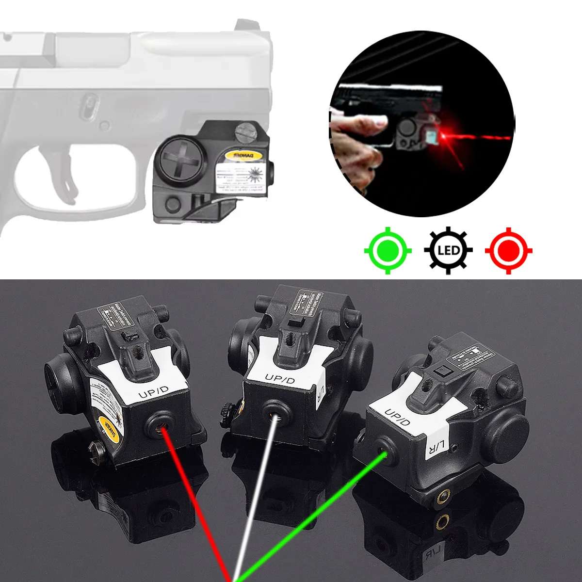 Tactical Weapon Compact Pistol Red Dot Laser Sight Pistola Scope Smith & Wesson Taurus G2c Scope Weapons APX CZ-75