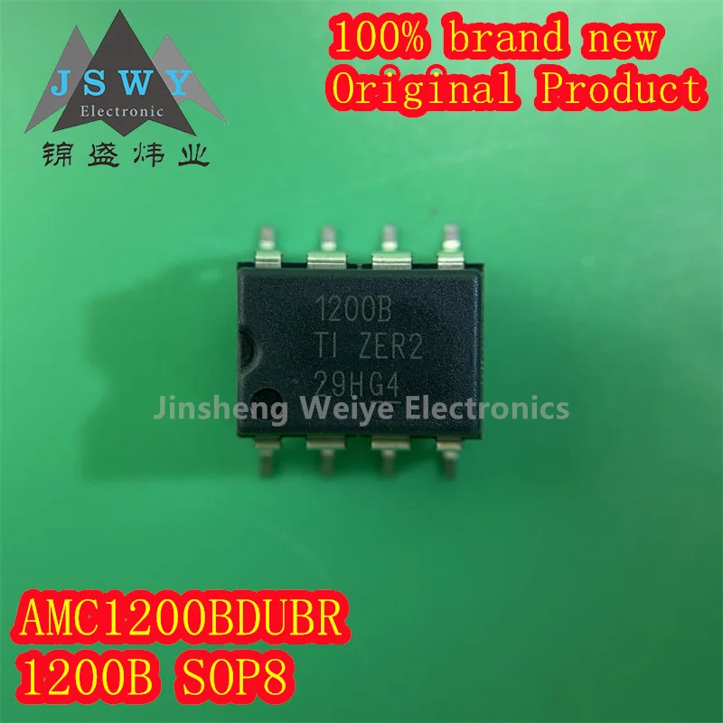 

2 pieces free shipping AMC1200BDUBR AMC1200B parts mark 1200B 100% brand new imported original SOP-8 isolation amplifier IC