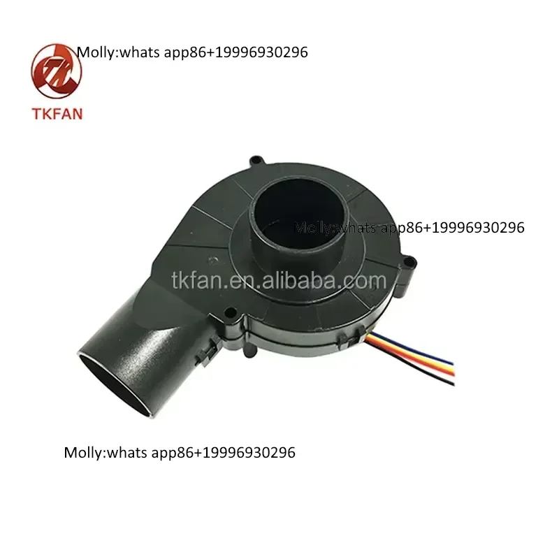 Kipas Blower DC Tanpa Sikat 12V 24V Tahan Air Turbo 9725 97X25MM dengan Baling-Baling Plastik Bertekanan Tinggi
