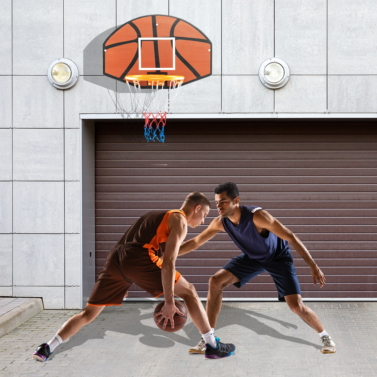 26 "Wand-Basketballkorb-Set mit bruchs icherem Backboard-Indoor-Spielzeug geschenk