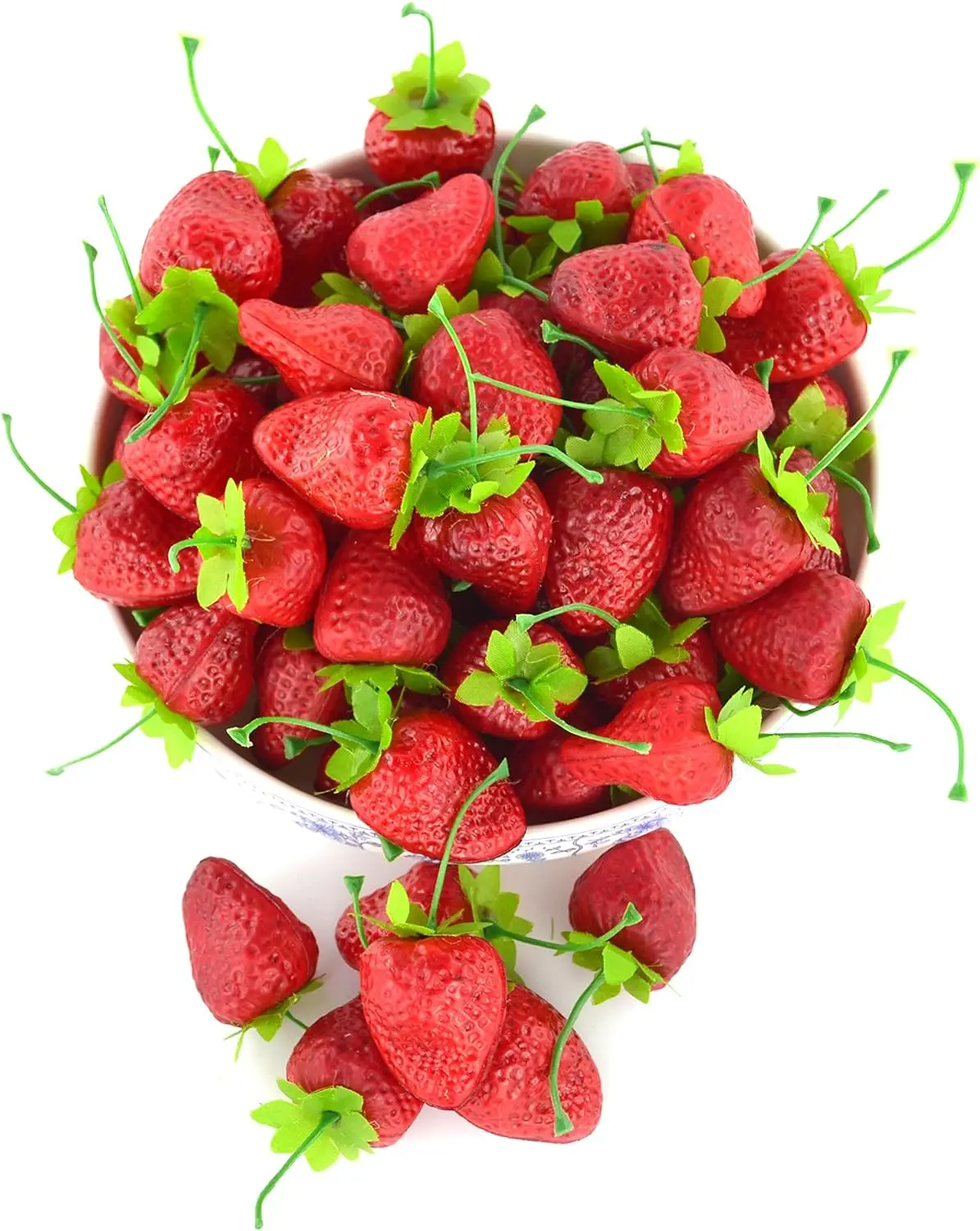 Fake Fruit Home Kitchen Party Decoration Simulation Artificial Lifelike Fake Strawberry 36 pcs Set