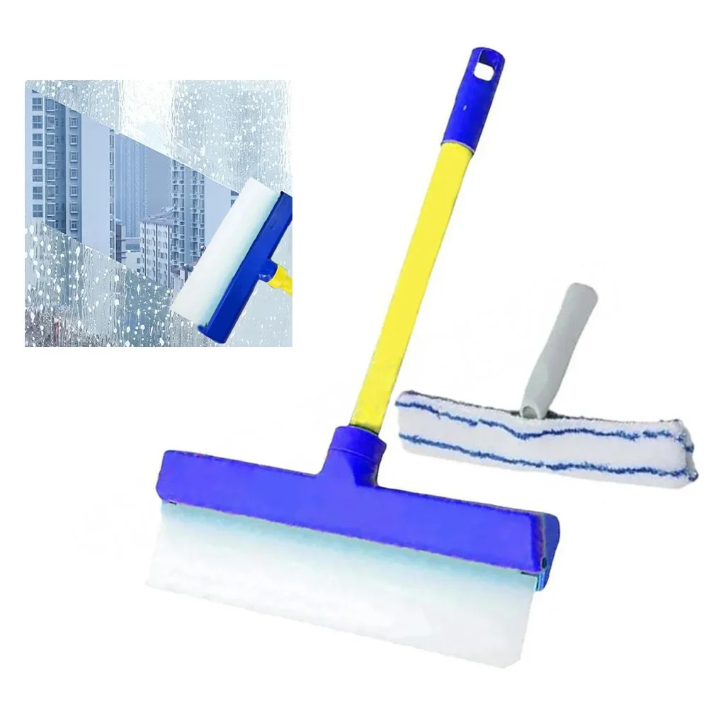 1pcs Recyclable Silicone Window Glass Cleaning Squeegee Kit Single Ultrafine Fiber Cloth Cover Maintenance Tools