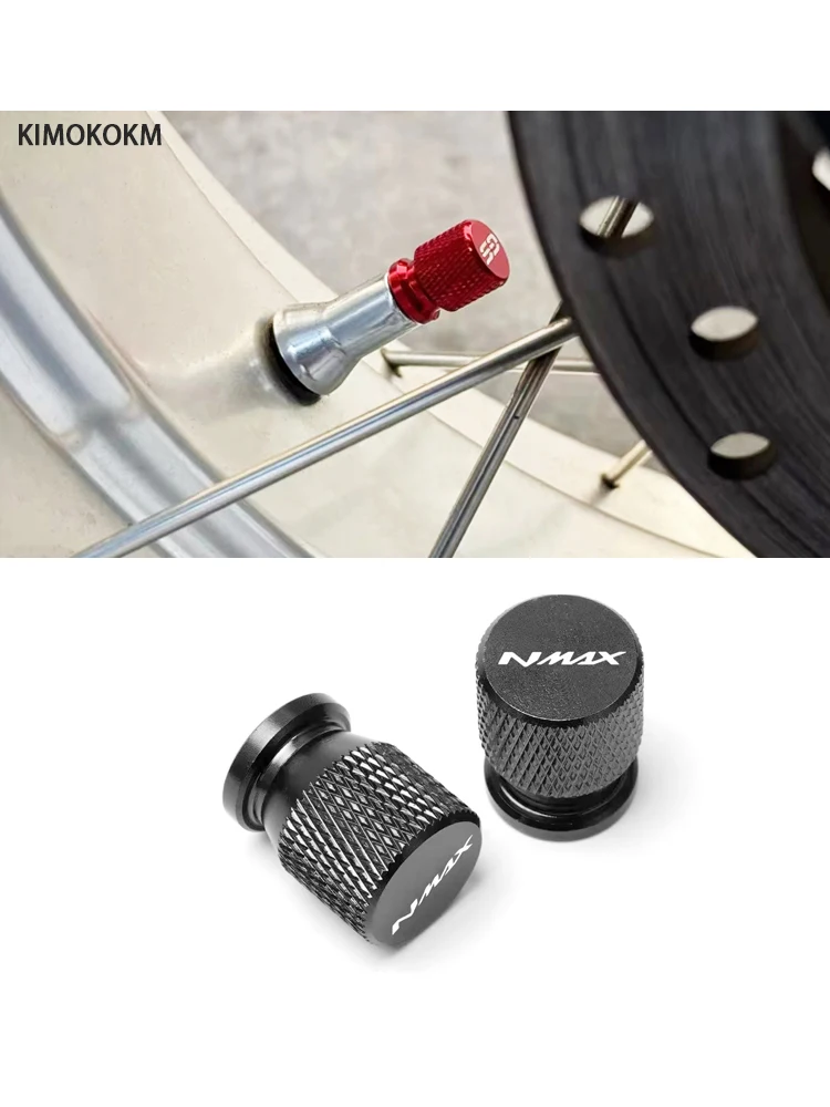 

For Yamaha Nmax N-Max 125 2017-2023 Motorcycle Aluminum Accessories Motorcycle Tire Valve Cover Tyre Valve Air Port Cover Cap