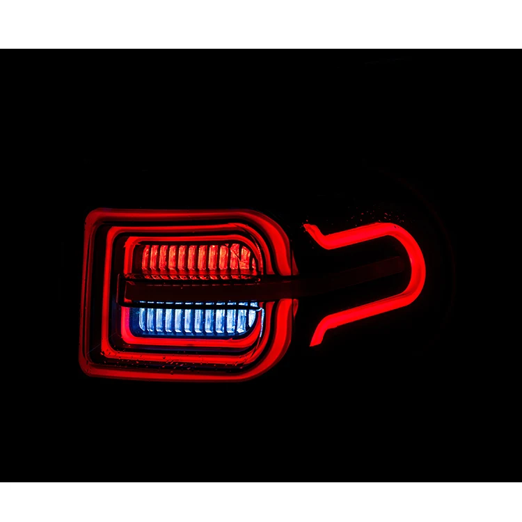 

Smoked LED Tail Lights for FJ Cruiser 2007-2017 - Sequential Turn Signals, Black Housing
