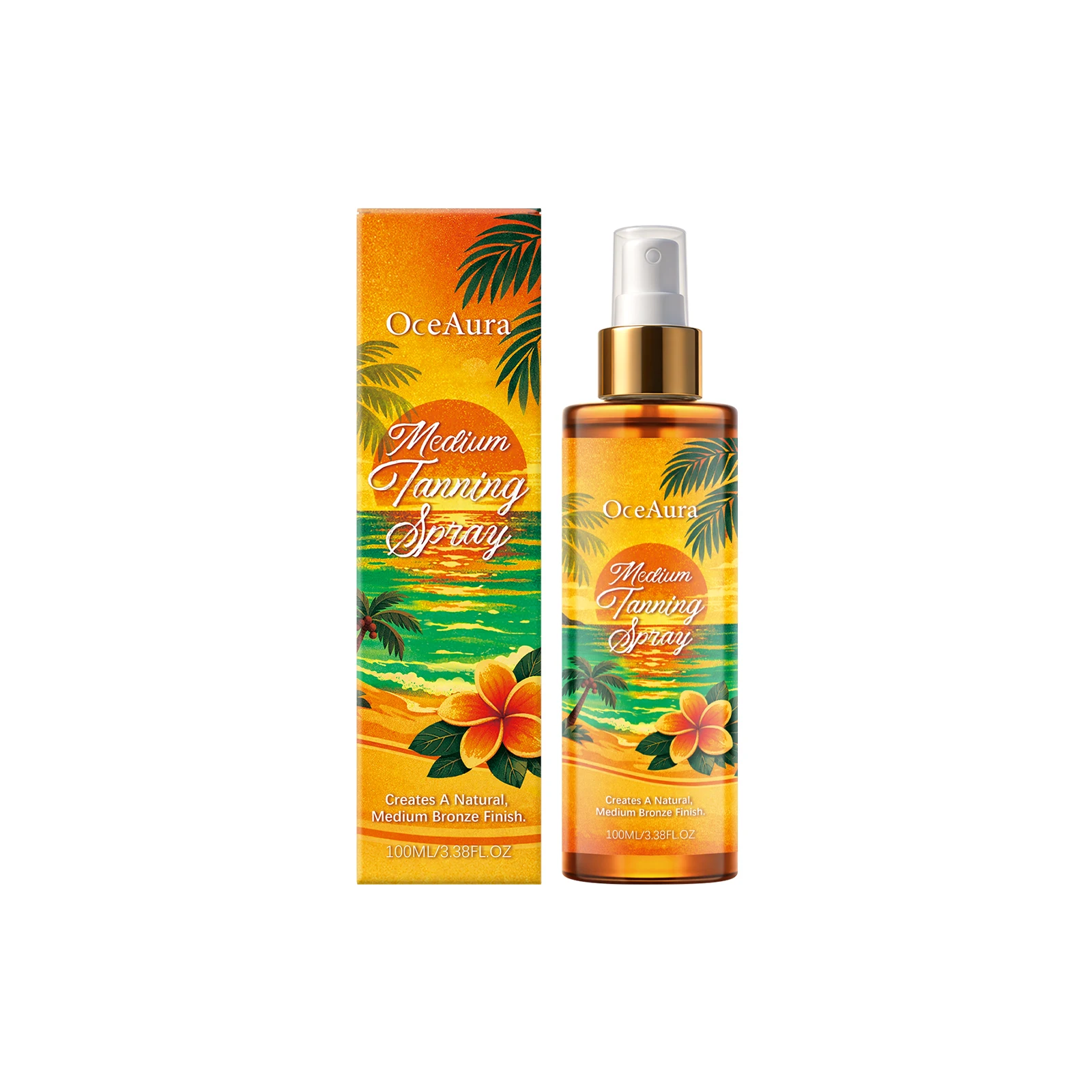 Medium Tanning Spray Blackening Spray, Outdoor Sunning and Blackening in Summer, Evenly Brightening Natural Luster of The Skin