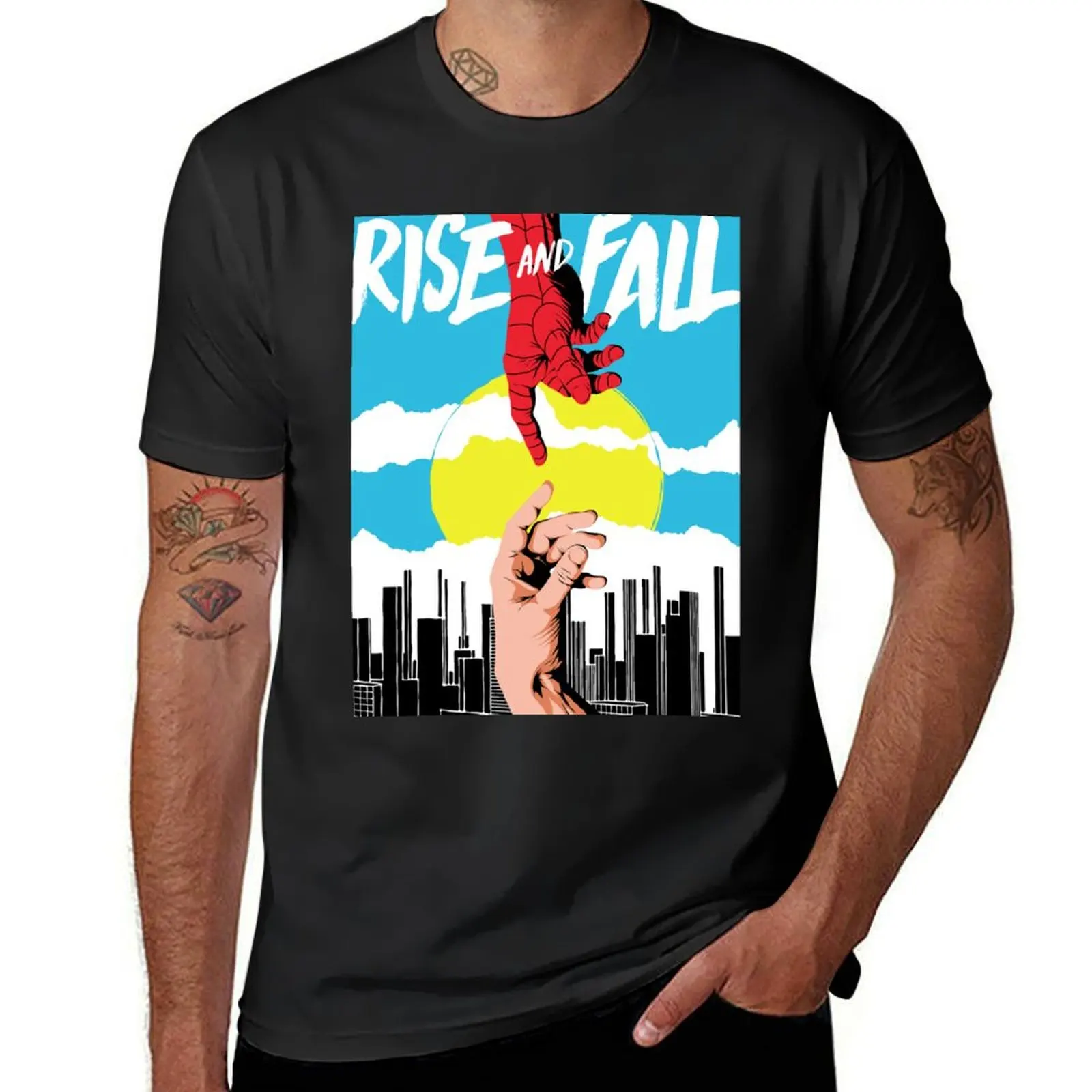 Rise And Fall T-Shirt boys whites sweat mens t shirts