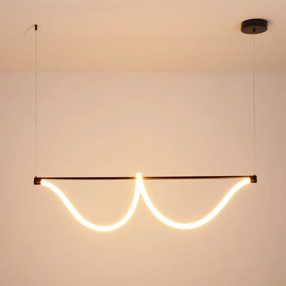 

Creative Nordic Minimalist Restaurant Pendant Light Modern Counter Bar Display Hall Pendant Light Home Dining Table Light