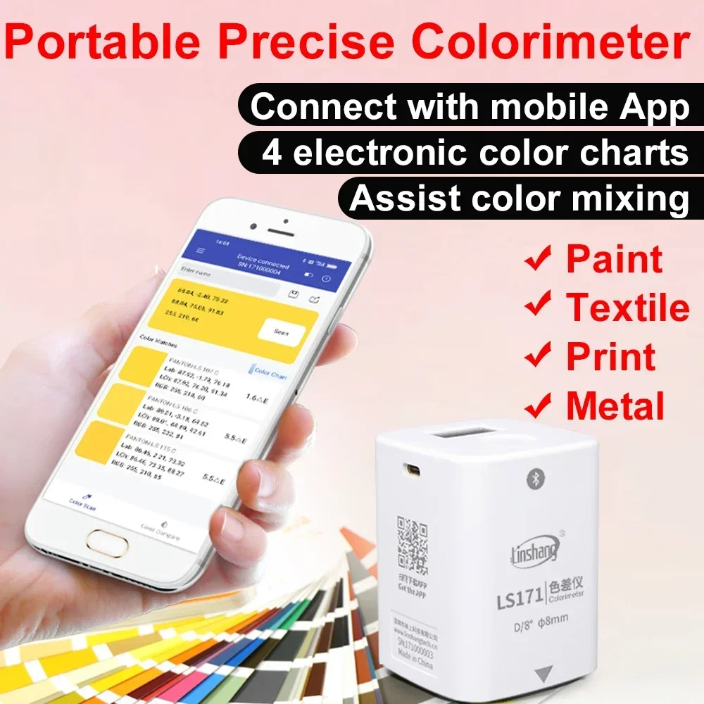 2026/Custom LS171 D/8 Lower Price Colorimeter Bluetooth Color  Colorimeter for Color Measurement