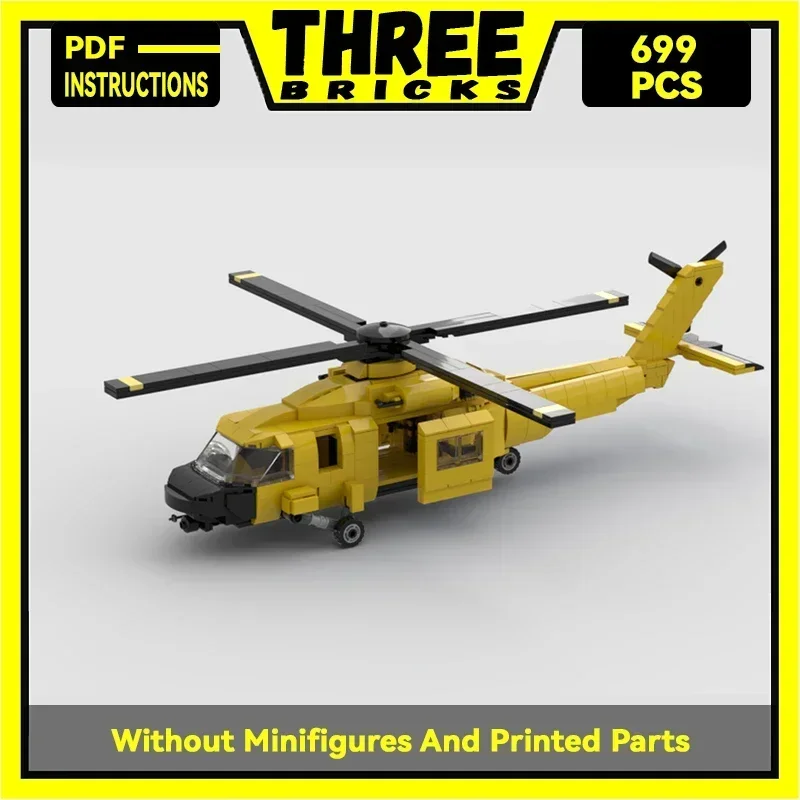 Blocs de construction Moc série de modèles militaires Black Hawk Fighter briques techniques bricolage assemblage jouets célèbres pour enfants cadeaux de vacances