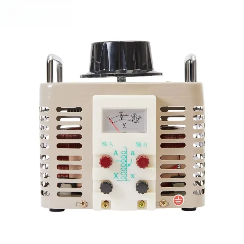 محول تلقائي متغير أحادي الطور 220 فولت سلسلة TDGC2 500VA-30KVA - لفائف نحاسية نقية بإخراج 0-300 فولت قابلة للتعديل