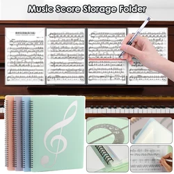 Organizador de partituras musicales, carpeta de práctica de Piano, Clip de música, Archivo de Documentos, A4, accesorios de instrumentos musicales