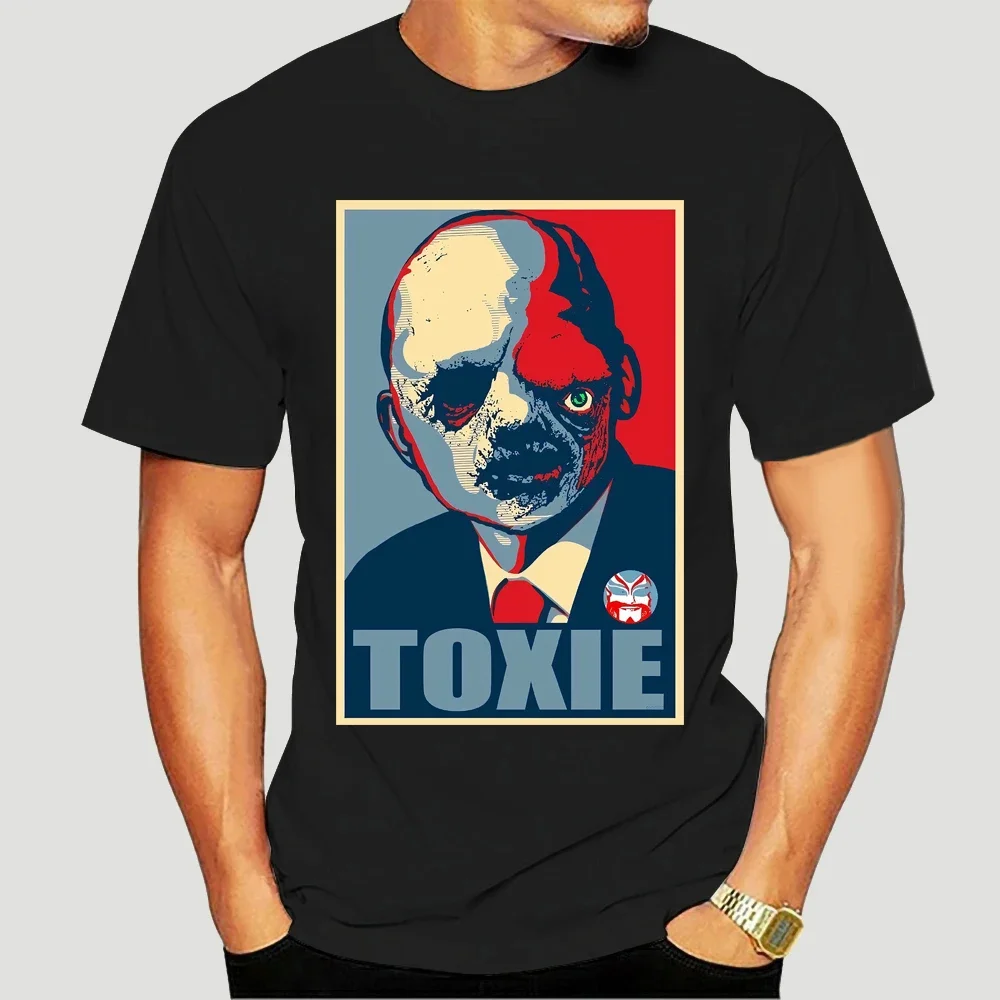 THE TOXIC AVENGEERS - TOXIE FOR PRESIDENT - CHRISSIC T-Shirt  Camiseta Short Sleeve Men's Clothing y2k tops fugees