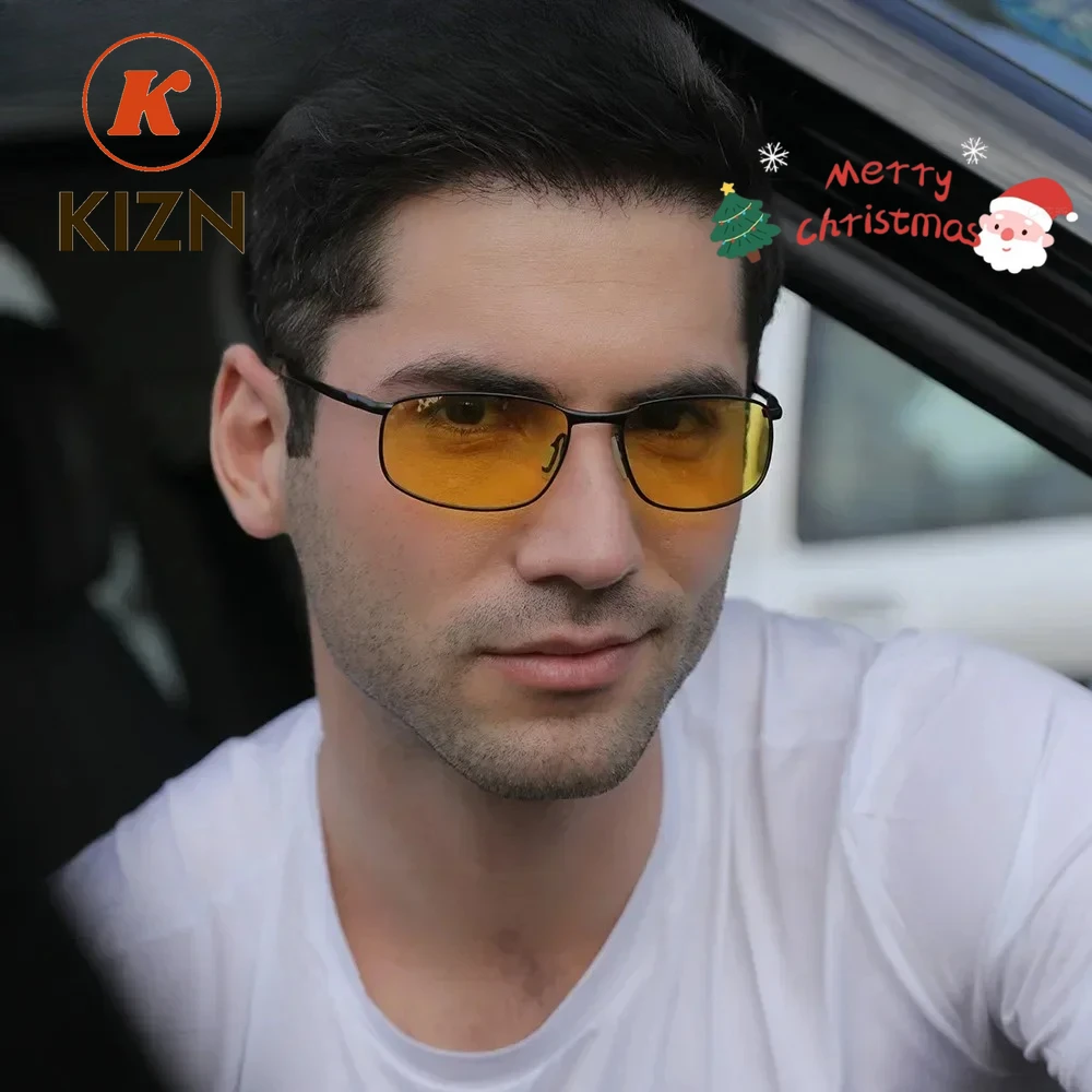 KIZN مخصص قصر النظر وصفة طبية النظارات الشمسية طول النظر الشيخوخي نظارات شمسية مستقطبة مخصصة Corretihyperopia نظارات معدنية -75 -125