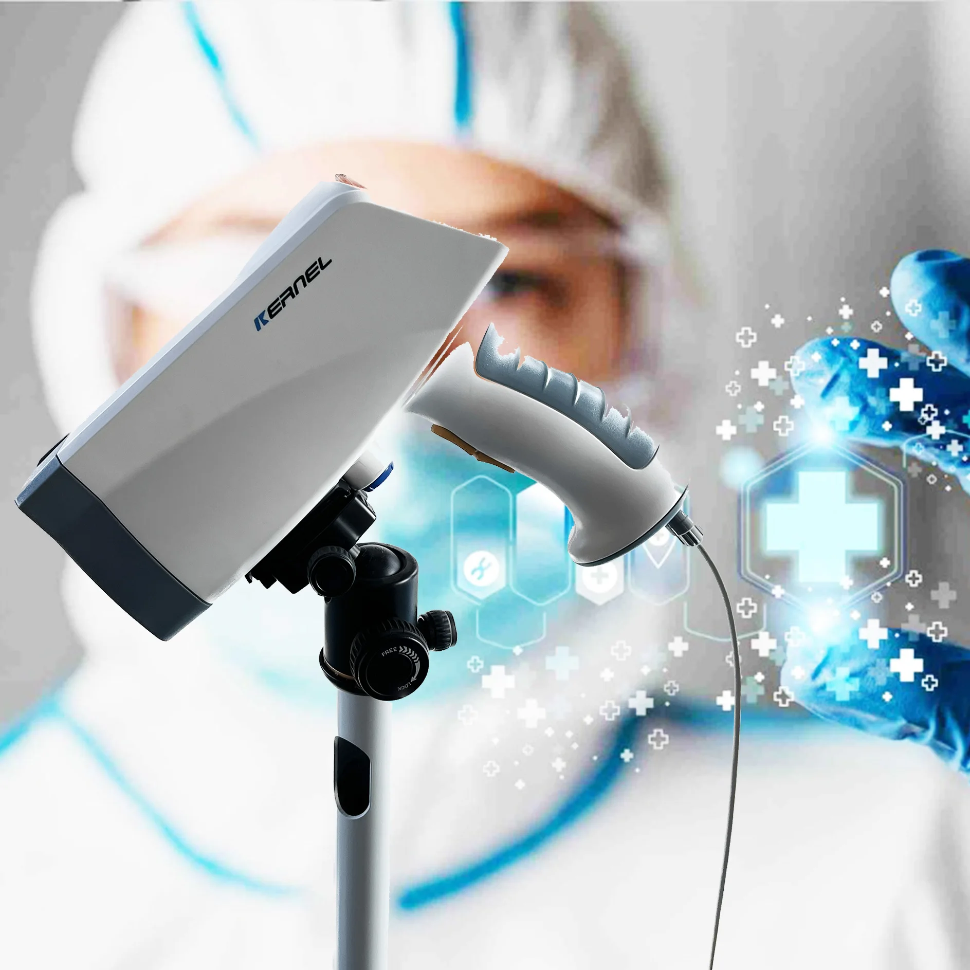 Kernel Colposcopio Kn2200 HD Digital Colposcope Video Colposcope for Women Vagina and Vulva Examination