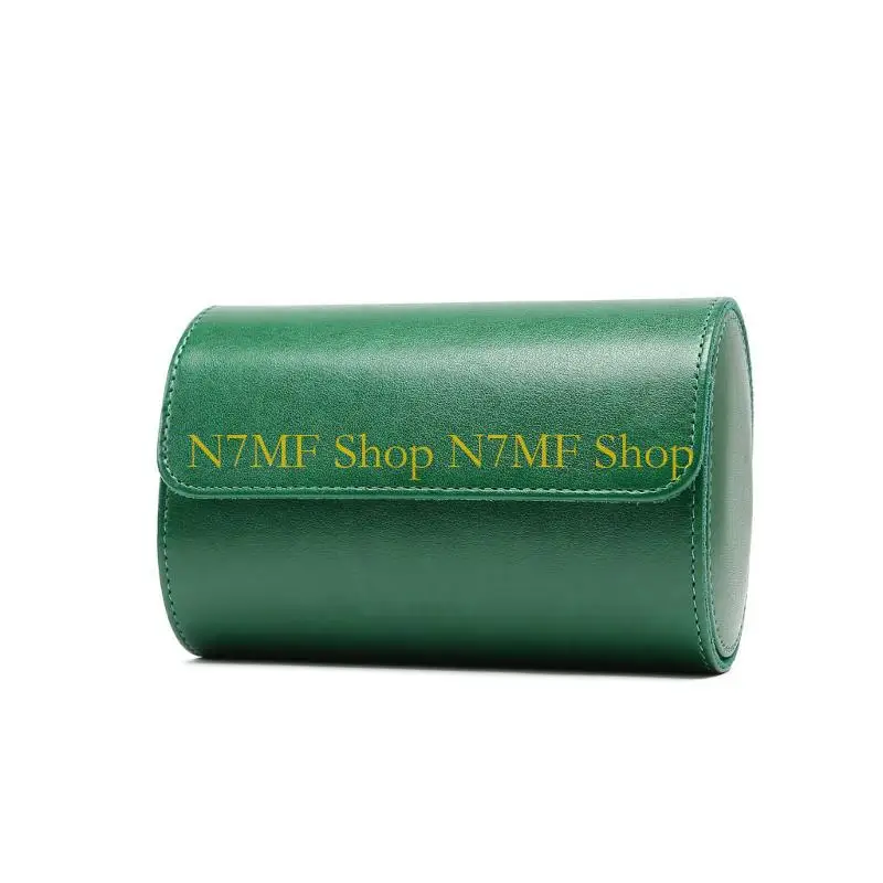 

N7MF 3Slot Watch Roll Travel Case Portable Vintage Leather Watch Display Cases