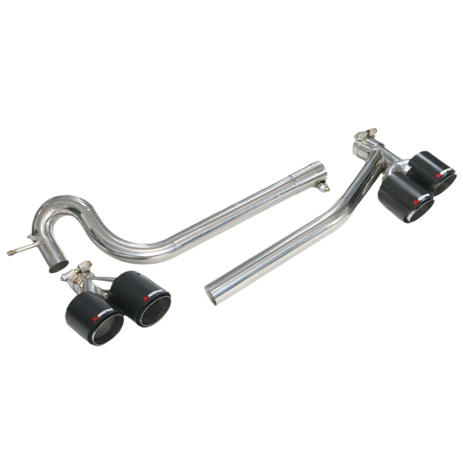 

Applicable to Kia K5 modified exhaust pipe upgrade four carbon fiber stainless steel tail joint tail throat