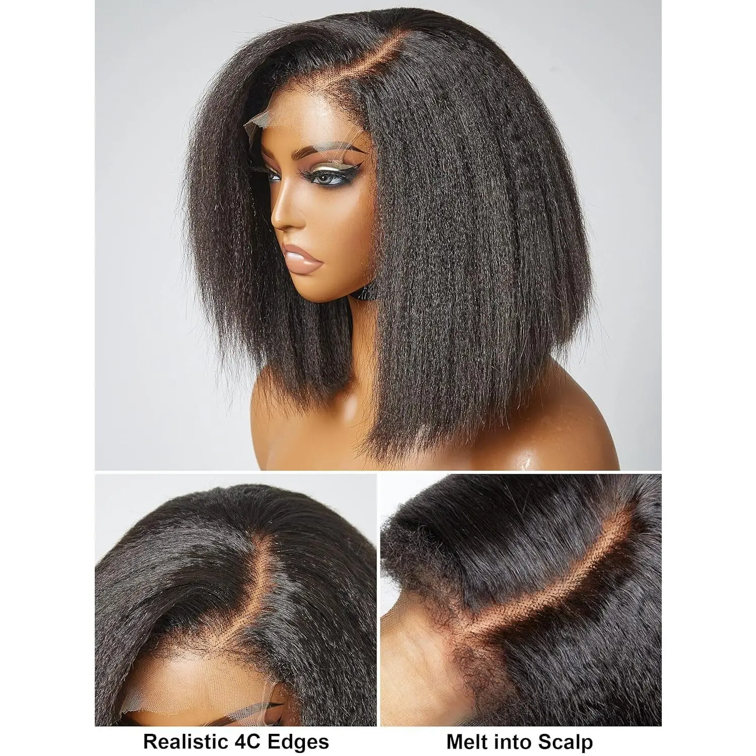 

Новый женский асимметричный парик с прямыми волосами Yaki, пушистый синтетический чехол на голову из волокна для женщин, волосы Beau