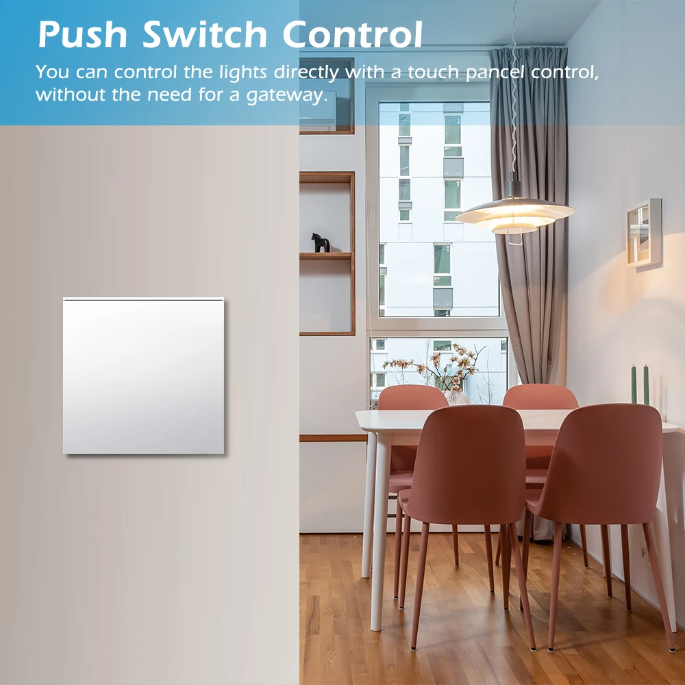 GLEDOPTO ZigBee 3.0 No Neutral Switch ON OFF Module Push Switch App Voice Control Tuya Smart Life Alexa SmartThings Hub Require