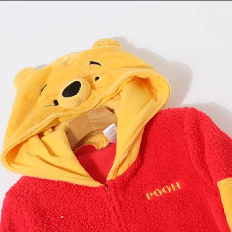 Onesies pour femmes, vêtements de détente de dessins animés d'automne et d'hiver, velours à capuche, la combinaison est PO gy, costume thermique pour couple