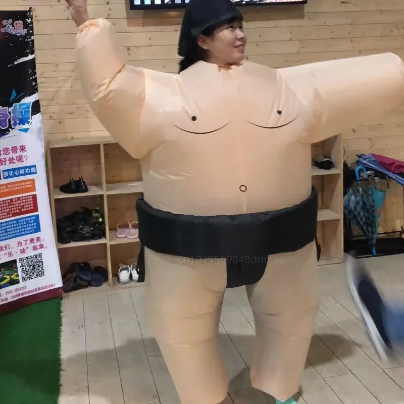

FC6Cosplay Inflatable Sumo Costumes, Funny Chubby Doll Costumes, Parent-child Party Performances for Holiday Gatherings@FC8！