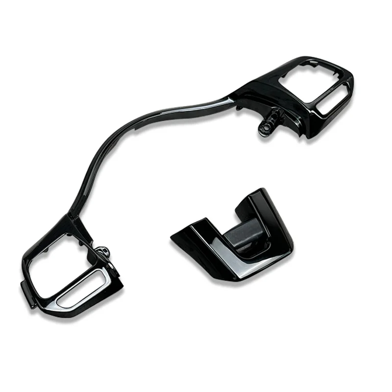 5K 0998537 B 5K 0998537 C 5K 0998537   Glanzend Zilver Koolstofvezel Stuurwiel Schakelaar Knop Frame Trim Voor Golf MK6 GTI MF R2