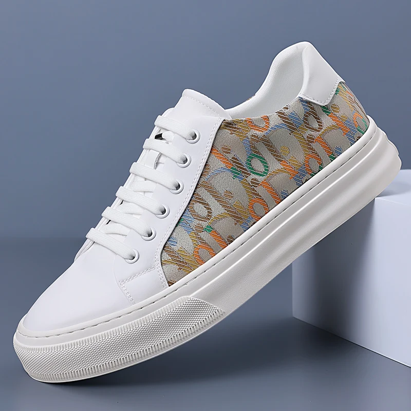 

Men Breathable Ice Silk Cloth Skate Shoes Fashion Casual Sneakers Lightweight Non Slip Soft Sole Outdoor Walking Flat Shoes