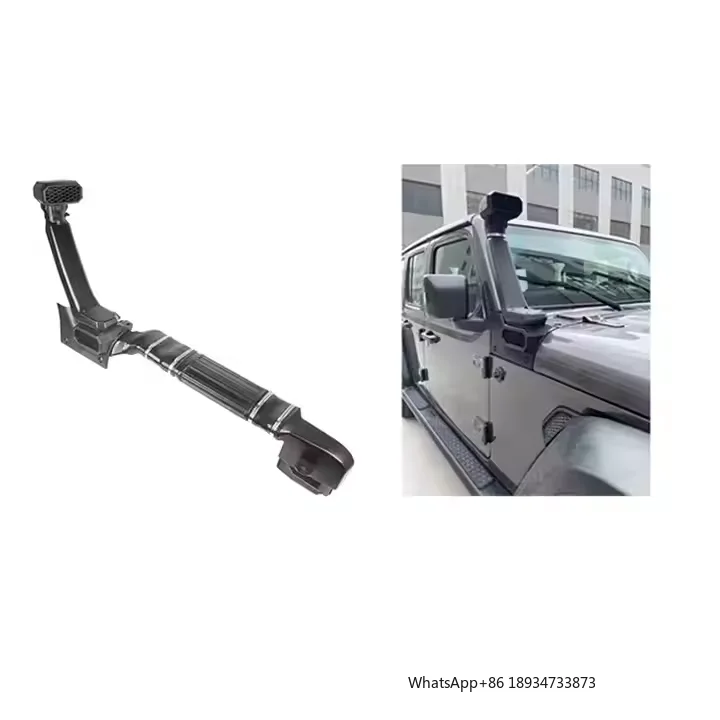 4X4 Accessories Wading Throat RR Style Roof High Air Intake ABS Wading for Wrangler JL JT 2018+ RR Style Snorkel