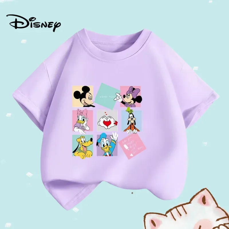 ملابس أطفال صيفية - تي شيرت بنمط الرسوم المتحركة لعائلة بيكسار - بلوزة عصرية برقبة دائرية وأكمام قصيرة #1