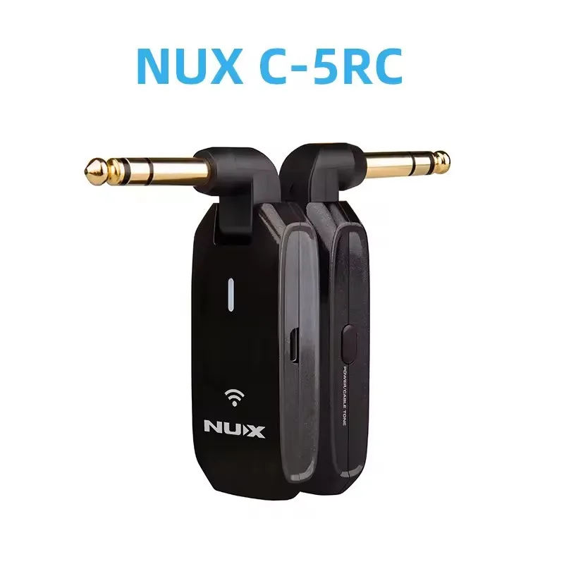 NUX C-5RC Guitar Wireless System with 5.8GHz Frequency Wireless Technologies Low latency,Low Noise and Low Interference