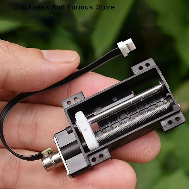 

【TO】1PC 30mm Stroke 2-Phase 4-Wire Linear Screw Slider Actuator Nut 13.2 Ohms Mini Precious 6mm Planetary Gear Stepper Motor