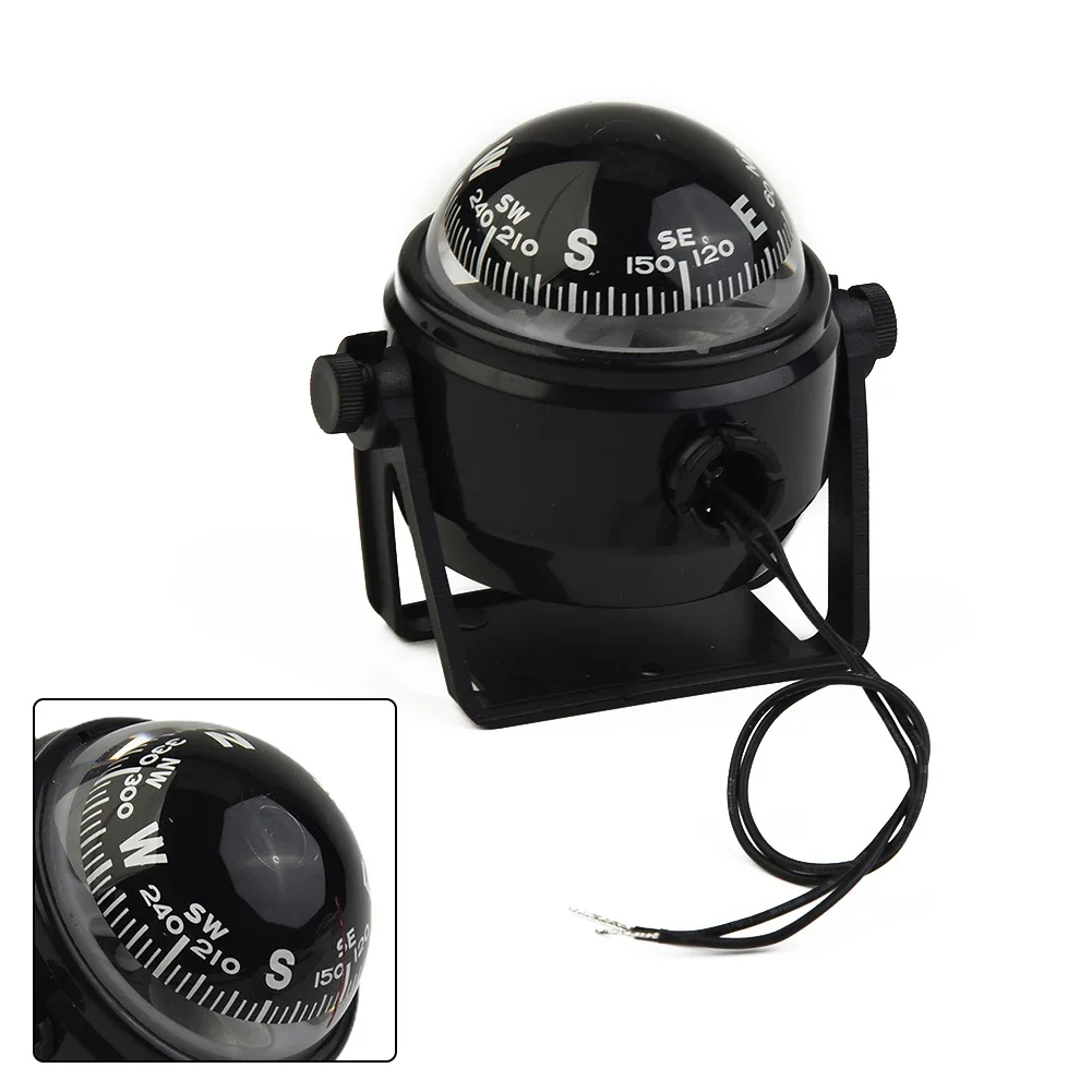 New Electronic Marine LED Navigation For Sail Ship Vehicle Car Boat Universal High-precision Car Compass