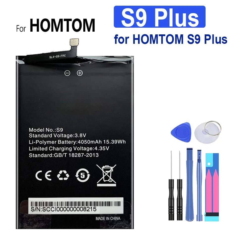 

Для HOMTOM S9 Plus аккумулятор, 4050 мАч, аккумулятор для HOMTOM S9Plus