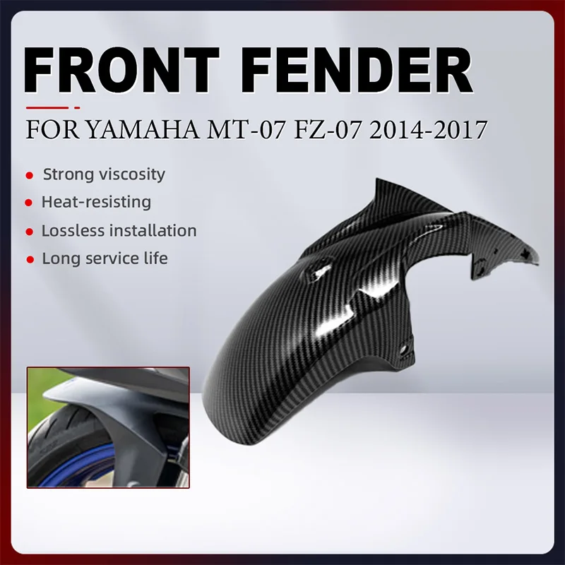 

Motorcycle Front Fender Mudguard For YAMAHA MT-07 MT07 MT 07 FZ07 FZ-07 2014 2015 2016 2017 Mud Flap Guard Fairing Splash Guard