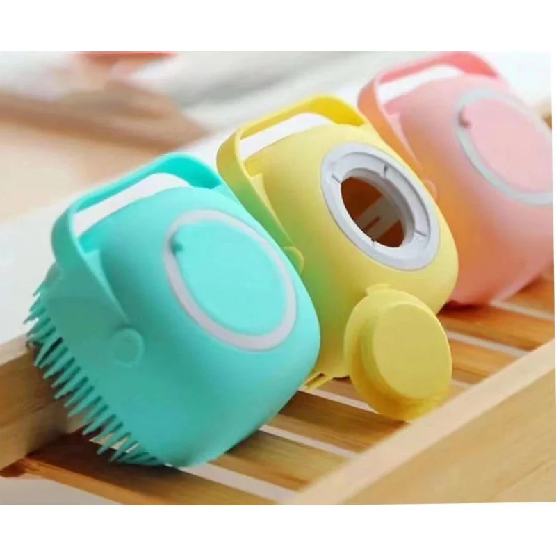 

Soft Silicone Shampoo Brush for Pet, Bathing Brush, Soft Silicone Massager, Clean Tools, Comb Dog and Cat Short Hair