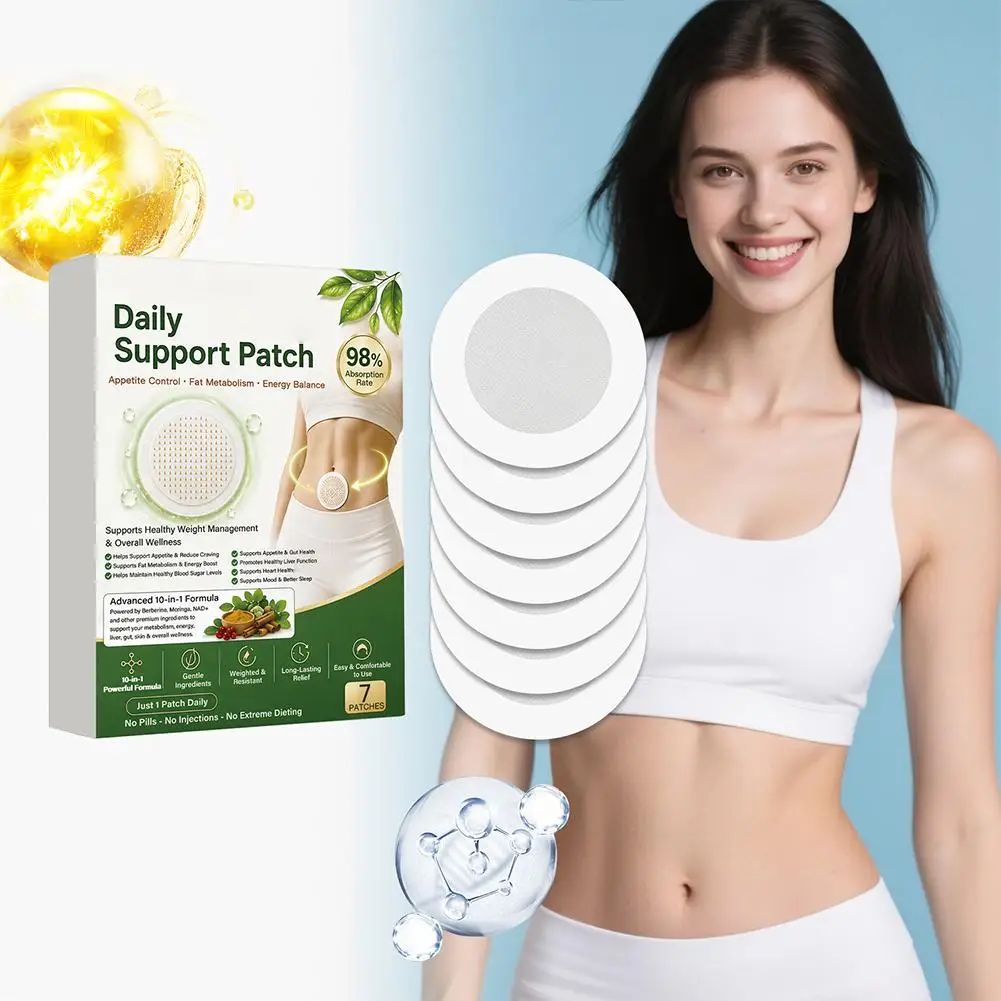 Herbal Daily Support Belly Patch 10 in 1 Formula Long Lasting Absorption Comfortable Body Wellness Patch for Daily Use Stickers