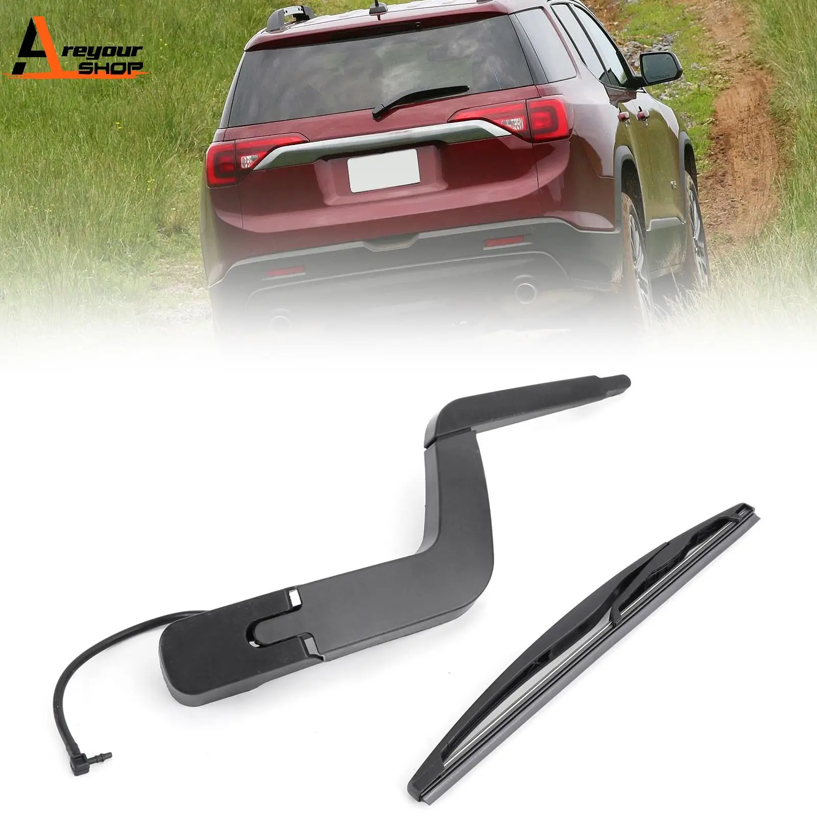 Areyourshop Rear Window Windshield Wiper Arm Blade For Acadia 2012-2017 For Saturn Outlook 2007-2010 Car Auto Accessories Parts