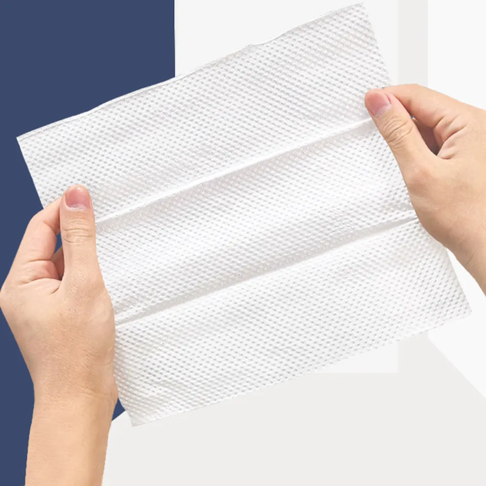 5pcs 5 Bags Paper Hand Towels Thick Absorbent Napkins For Bathroom Kitchen Hotel Use Multi-Use Water-Absorbent Hand Towel Bulk