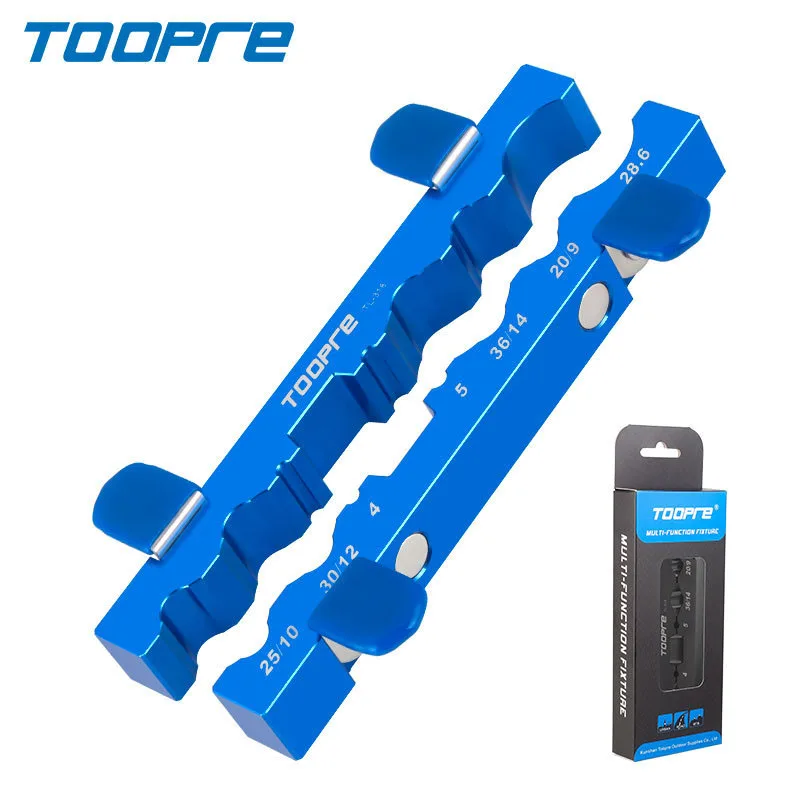 TOOPRE Aluminum alloy Vise Repair Fixture Hub Pedal Shaft Front Fork Wheel Multifunctional Clamp Bicycle Maintenance Tools