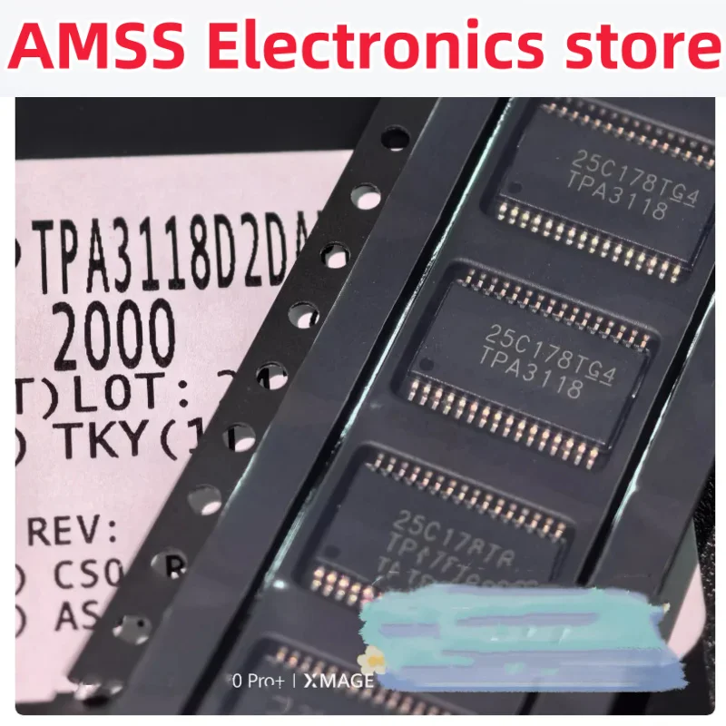 AMSS TPA3118D2DAPR TPA3130 TPA3116 TPA3116D TPA3116D HTSSOP32 class D audio amplifier chip HTSSOP-32 TPA3118 tpa3116