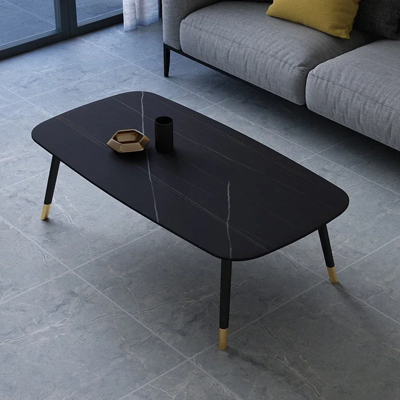 

Center Tv Coffee Tables Modern Marble Small Nordic Kotatsu Table Low Bedroom Square Table Basse Living Room Decoration GPF45XP