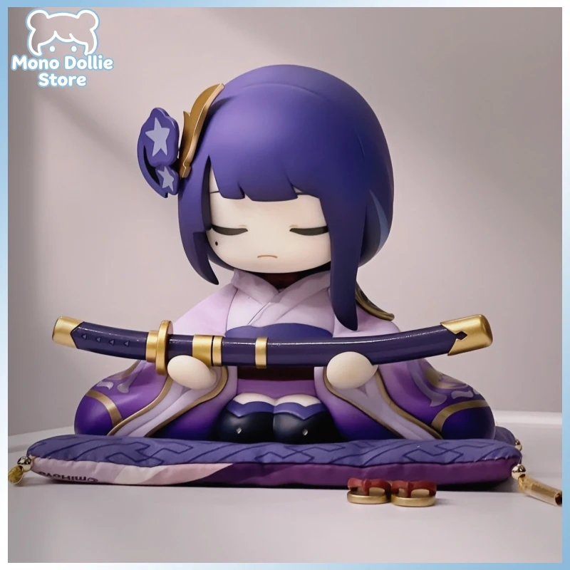 

Genuine Genshin Impact Official God Of Thunder Statue Raiden Shogun Action Figure Collect Model Desktop Decoration Birthday Gift