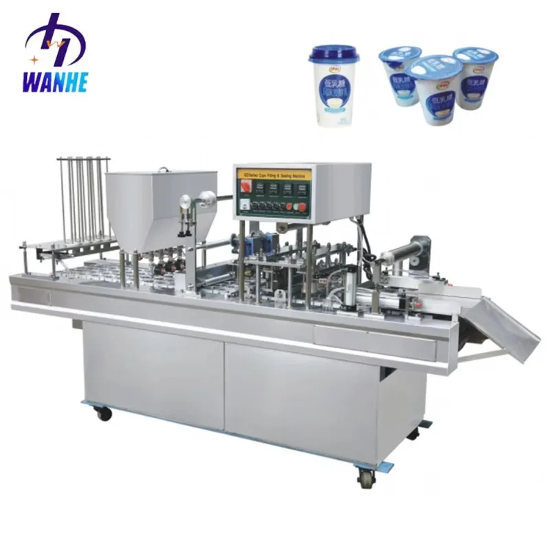 WANHE Water Cup Filling and Sealing Machine and High-performance Automatic Cup Filling and Sealing Machine