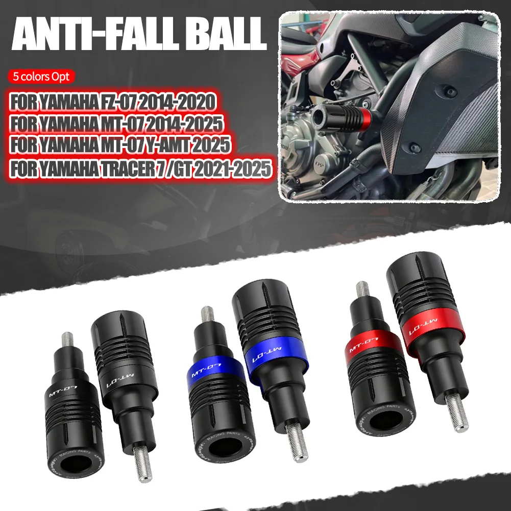

Frame Sliders Crash Protector For YAMAHA Tracer 700/GT MT-07 MT07 FZ07 2014-2025 Motorcycle Accessories Falling Protection Pad