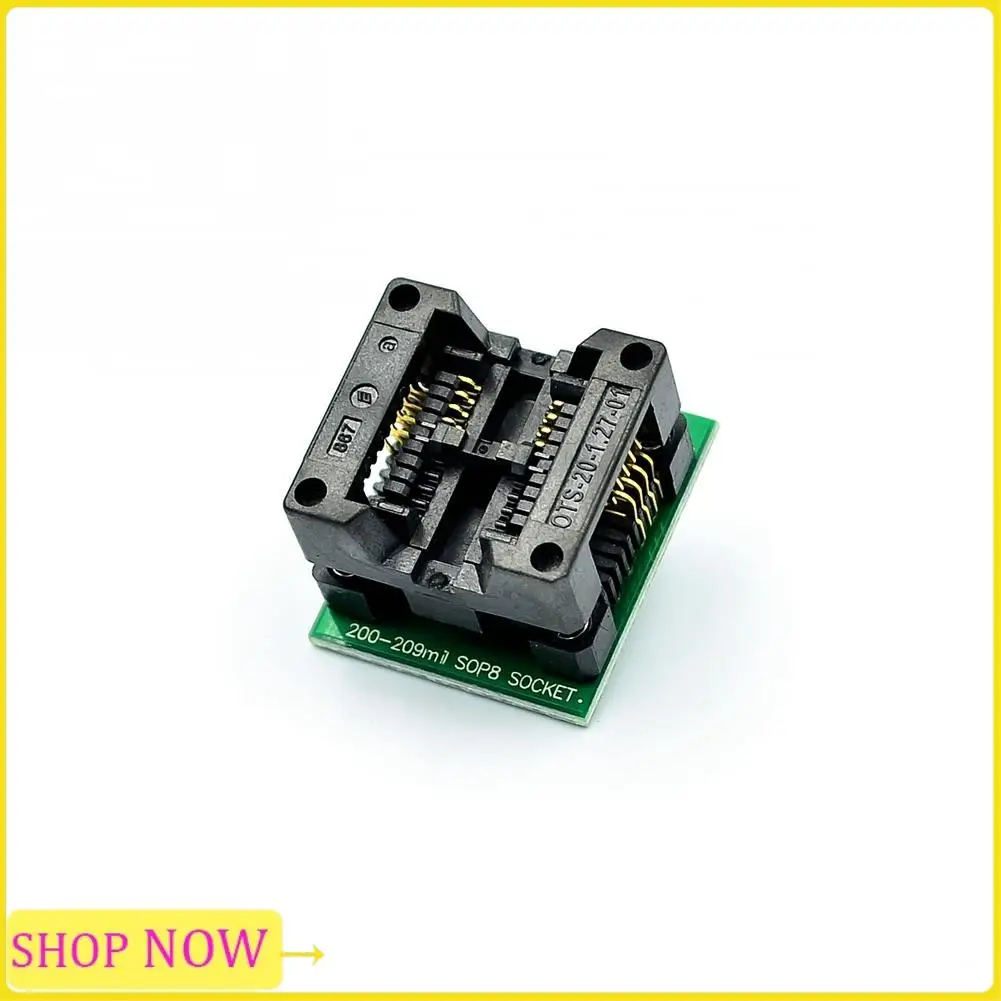 Especial 1Pcs SOP8 To DIP8 SOP8 Turn DIP8 SOIC8 To DIP8 IC Socket Programmer Adapter Socket 150Mil