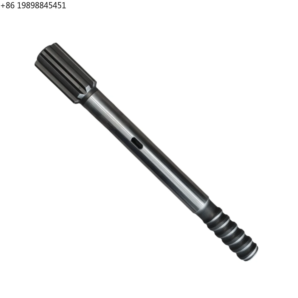 For Hydraulic Rock Drilling Operation T45 Shank Adapter Striking Bar For Extension Drill Rod String Connection Maintenance Work