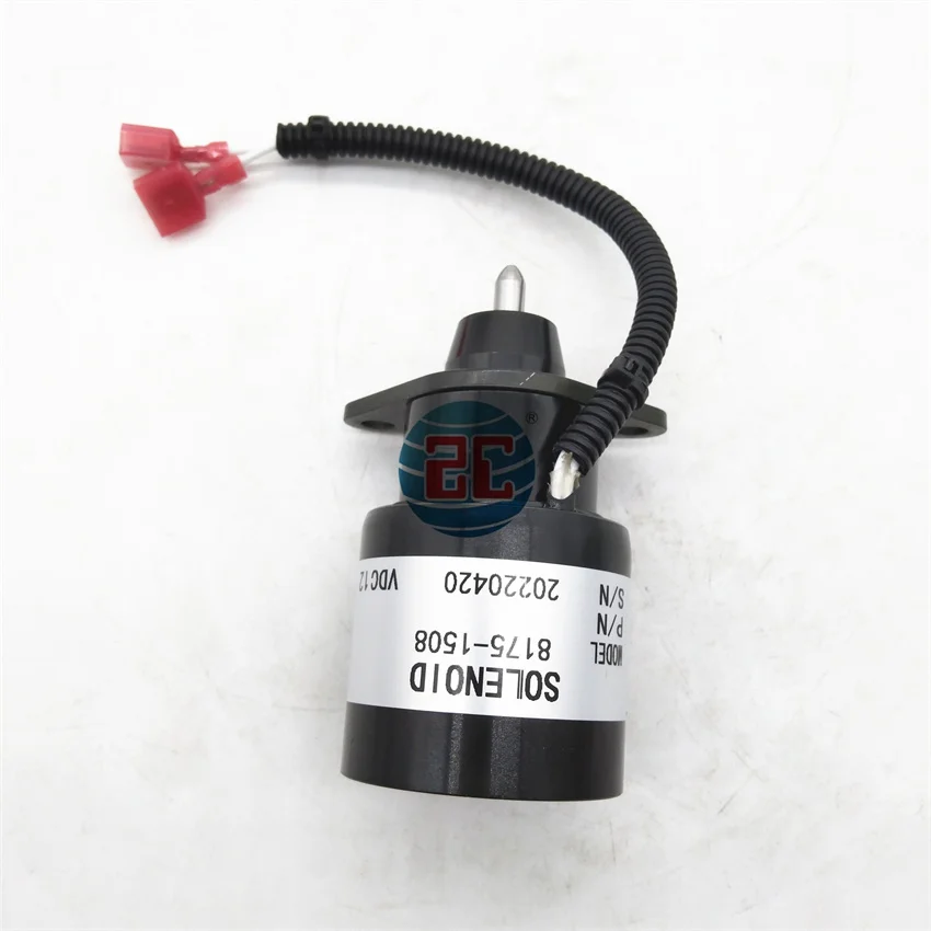 Solenoid Valve 12v 8175-1508 For Yanmar Excavator Engine Parts