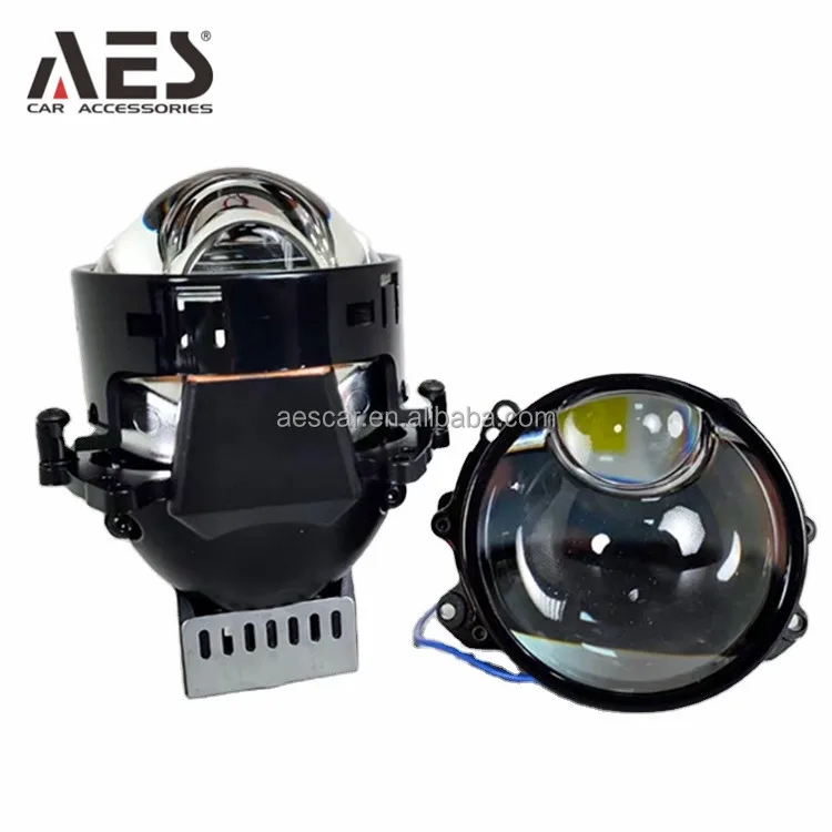 AES Projector A15 Pro LED Projector Lens 6000K  Hyperboloid Lens LED Headlight Projector LHD & RHD  Matrix High Beam