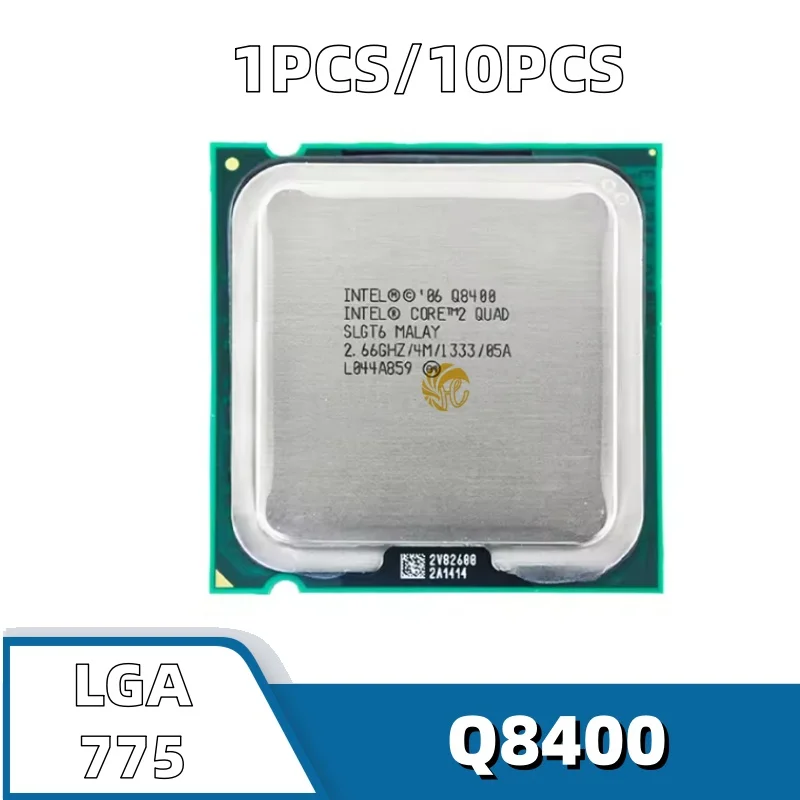 

1 шт./10 шт. Intel Core 2 Quad Q8400 2,6 ГГц SLGT6 четырехъядерный четырехпоточный процессор 4 м 95 Вт LGA 775